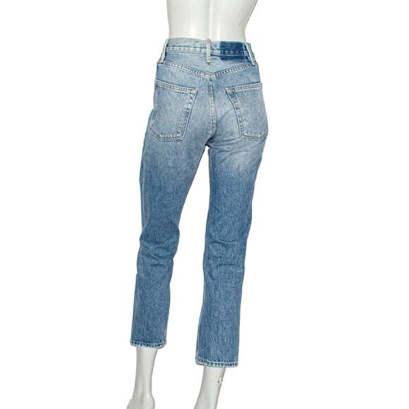 FRAME Denim Rigid Re-release Le Original Jeans Front Split Boot Size 24 - Picture 2 of 11